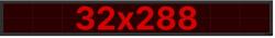 Thunder Germany SMD-32288R Fényreklám, LED Fal, piros, WiFi - (32×288 cm) - thundergermany