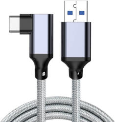 Thunder Germany UVR-300 (USB-A - USB-C könyökcsatlakozó) VR kábel, USB 3.1 (3m) - thundergermany