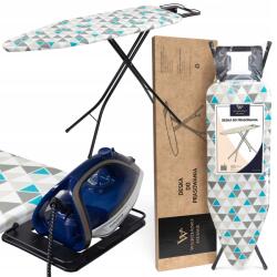  Vasalódeszka vasalóállvánnyal Pamut huzat 120 x 38 cm (5903728136004) Vasalódeszka