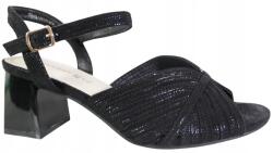 Goodin Női szandál Goodin GD-FL1141, Size 40, fekete, környezetbarát bőr (GD-FL1141)