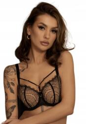Kris Line Krisline Melltartó Passion Halfcup Soft Puha Fekete 80B