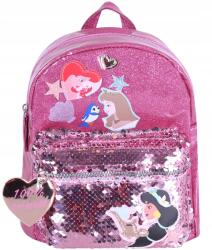 Disney Hercegnők Disney Rózsaszín Csillogó hátizsák, 22×19×10cm (6812901_)