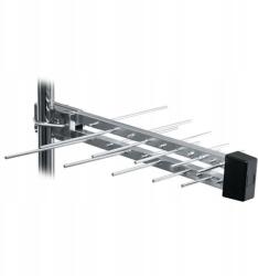 Solight kültéri DVB-T antenna, 22dB, LTE/4G, 470-790MHz, 34cm, F csatlakozó (SODHN55LTE)