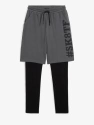 Bonprix fiú sportnadrág, Size 104/110, fekete, rövidnadrággal