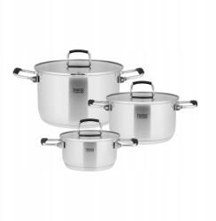Teesa Edénykészlet Teesa 6 részes rozsdamentes acél edzett üveg Indukció (TSA0149)