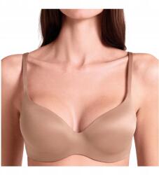 Lormar Ultrashine merevítős melltartó, Size 85B, bronz, mikroszálas, állítható vállpántokkal (biustonosz usztywniany bezszwowy gładki)