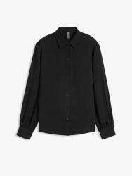 Bonprix galléros ing, fekete, Size 36, poliészter