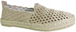 VINCEZA Espadrilles, Size 39 (25cm), áttört, bézs (13625)