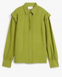 Bonprix Viszkóz Gombos Ing, zöld, Size 42