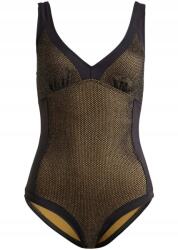 Bonprix fémszálas fürdőruha, fekete, Size 36