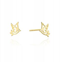 Lovrin női arany fülbevaló 585 áttört kolibri gyémántokkal ajándék 1g (60828333)