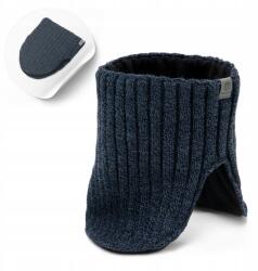 PaMaMi Férfi Téli Kémény, sötétkék, polár bélés, tapadó tubus (Ciepła Męska Tuba Zimowa z Polarem)