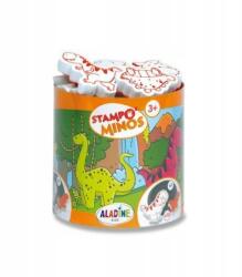 Aladine Stampo Minos dinoszauruszok bélyegek, 10 bélyegző (3660016851231)