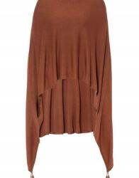 Bonprix Univerzális Kötött Női Poncsó, 80% viszkóz, 20% poliamid, barna, univerzális méret (9124081)