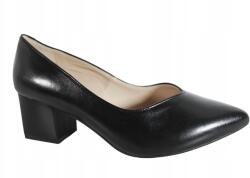 Kaniowski Czółenka K-0324/01, Size 38, bőr, fekete (k-0324/01)