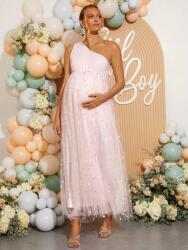 Shein S Egyvállas Maxi Kismama Ruha, Size S