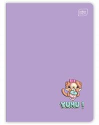 Interdruk A5 füzet, 32 lap, színes háromsoros, lekerekített sarkok, 1 db