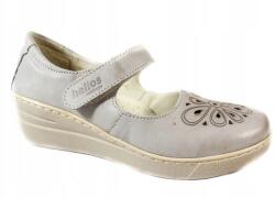 Helios Félcipő Helios, Size 41, bőr, bézs színű (393)