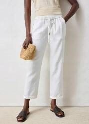 Bonprix 50-es méretű tiszta lenvászon nadrág, fehér színű