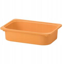 IKEA TROFAST Játéktároló doboz, 42×30×10cm, világos narancssárga, 1 db