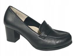 Pesco Női félcipő, Size 40, bőr, fekete (2447)