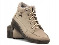 Helios Női Bakancs Helios 553 Bézs Valódi Bőr Cipzáras Melegítő Pl (553) - allegro - 21 970 Ft