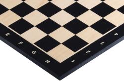 Sunrise Chess & Games Fa sakktábla No. 6 Fekete Intarziás 58 mm-es mező Lengyel