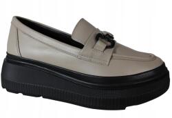 Ravini Félcipő, bőr, bézs, Size 36 (23.5cm) (575.090)