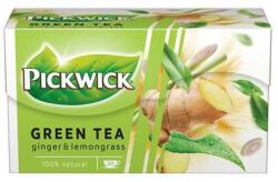 Pickwick Zöld tea, 20x1, 5 g, PICKWICK, gyömbér-citromfű (KHK1135) - jatekotthon