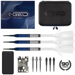 Harrows dart szett soft Harrows Geo Parallel, 20gr, 90% Gravírozott