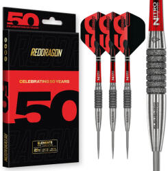 Red Dragon dart szett steel Red Dragon Element6 C 50 Years LR 2 25gr, 90% Gravírozott