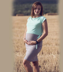  Kismama ruha Aletta, szürke-menta (kismraszm09)