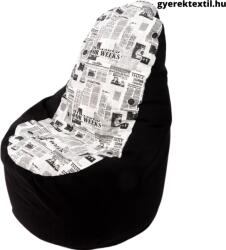  Utolsó darab-Babzsákfotel tini L háttámlás -újságos (bzshu98)