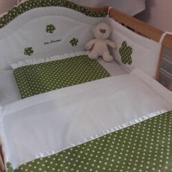  Babaágynemű kiwi pötty, virág (bagykpv01)