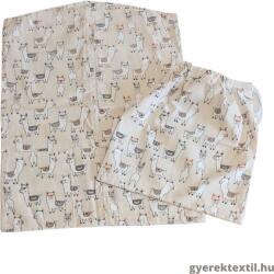  Utolsó darab-Oviszsák + tornazsák szett-bébi láma (ozstzs13)