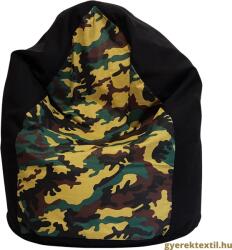  Babzsák csepp- fekete terep (bzscst06)