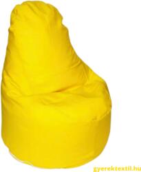  Babzsák háttámlás- citromsárga (Többféle méretben) (bzsh32)