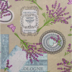  Lakástextil Francia levendula mintával (laktex08)