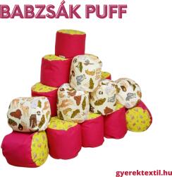  Babzsák gyerek puff - bő minta választékkal Mézes csupor (002) (bzsp01)