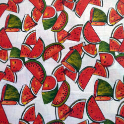  Pamutvászon dinnye szeletek (pamut33)