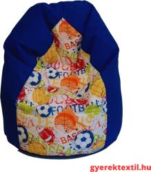  Babzsák csepp - kék labdajáték (bcskl23)