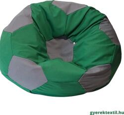  Babzsák foci zászló zöld- közép szürke (bzsfzzksz01)