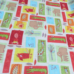  Pamutvászon színes szafari (pamut04)