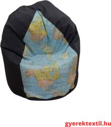  Babzsák csepp- sötétszürke- világoskék térkép (bzscsszkt05)