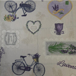  Lakástextil provence levendula mintával (laktex16)