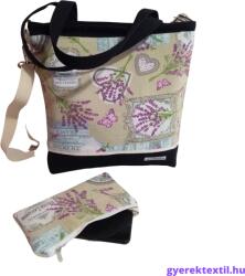  Női farmertáska - Válassz szövetet! zöld pepita(1019) (nftvsz01)