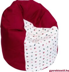  Utolsó darab-Babzsák tini csepp -piros Balaton (bzsbp08)