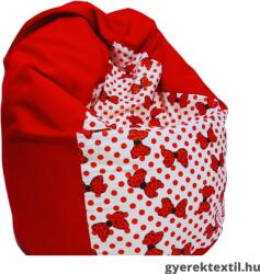  Utolsó darab-Babzsák csepp - piros Minnie (bzscspmin)