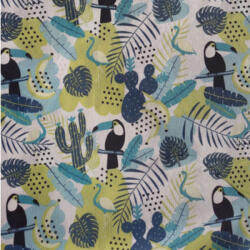  Lakástextil trópusi mintával (laktex23)