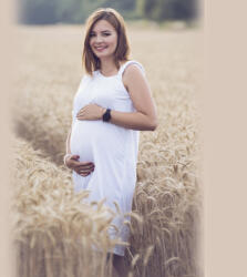  Kismama ruha Tündi - több színben farmerkék (kismrt02)